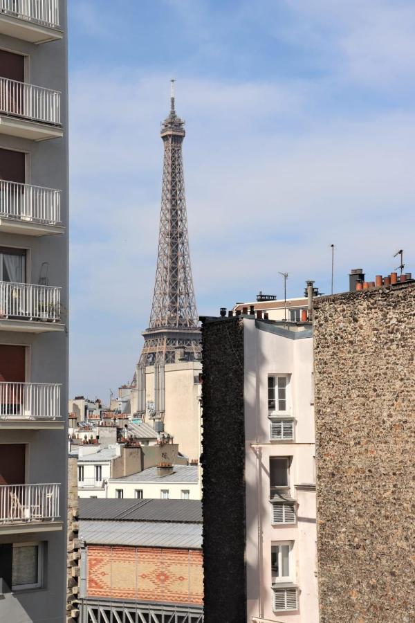 Superb Apartment With Balcony & Eiffel Tower View 巴黎 外观 照片